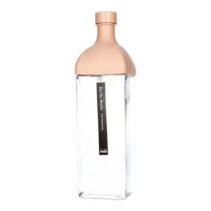 Hario Ka-Ku - Butelka z filtrem Cold Brew Tea 1200 ml Różowa