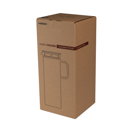 Hario - Colors Cold Brew Pitcher - Dzbanek do Cold Brew Szary 800ml - obrazek 2