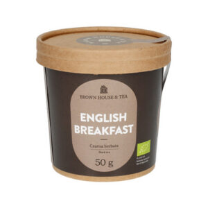 Brown House & Tea - herbata czarna sypana English Breakfast EKO 50 g