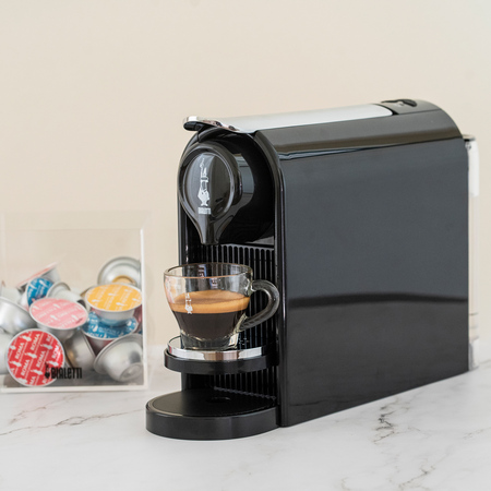 Bialetti - ekspres kapsułkowy Gioia Plus - Czarny + 48szt kapsułek NAPOLI - obrazek 8
