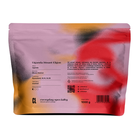 COFFEELAB - kawa ziarnista Uganda Mount Elgon Espresso 1 kg - obrazek 2