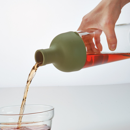 Hario butelka z filtrem Cold Brew Tea - oliwkowa zieleń 750 ml - obrazek 6