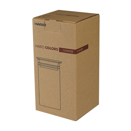 Hario - Colors Canister - Pojemnik szklany bursztynowy 400ml - obrazek 2