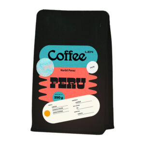 Leń Coffee - kawa ziarnista Peru Norbil Perez Washed Filter 250 g