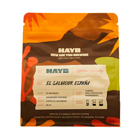 HAYB - kawa ziarnista Salwador España Anaerobic Natural Filter 250 g