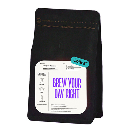 Leń Coffee - kawa ziarnista Kolumbia Los Patios Cherry Co-ferment Filter 200 g - obrazek 2