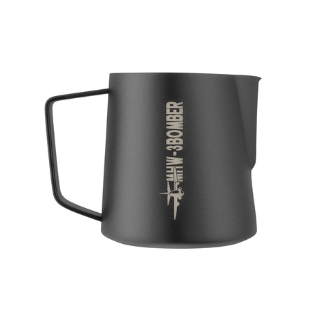 MHW-3BOMBER - Dzbanek do spieniania mleka 5.0 stal nierdzewna czarny mat 600 ml