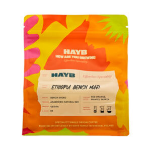 HAYB - kawa ziarnista Etiopia Bench Maji Anaerobic Natural 96h Filter 250 g