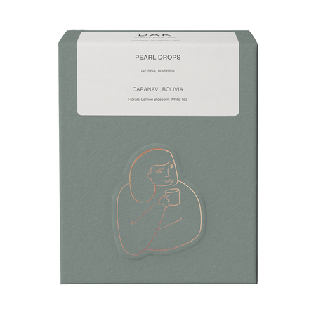 DAK Coffee Roasters - kawa ziarnista Boliwia Pearl Drops Geisha Washed Filter 125 g