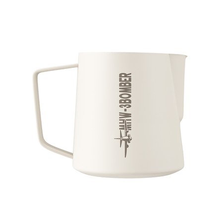 MHW-3BOMBER - Dzbanek do spieniania mleka 5.0 stal nierdzewna biały mat 600 ml