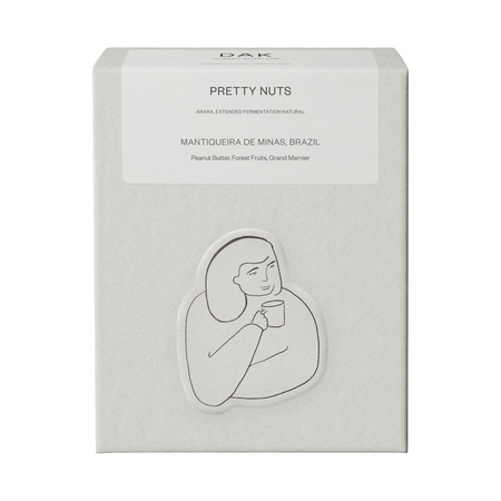 DAK Coffee Roasters - kawa ziarnista Brazylia Pretty Nuts Extended Fermentation Natural Espresso 250 g