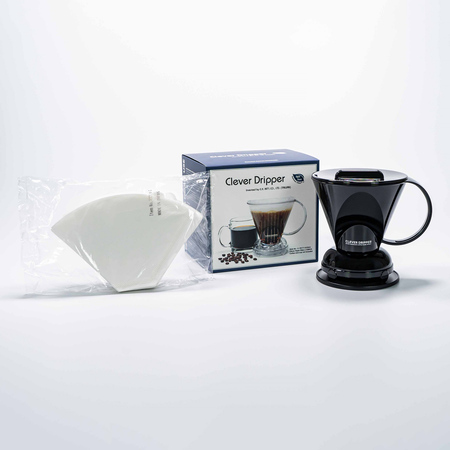 Clever Dripper - Zaparzacz L 500ml czarny + 100 filtrów - obrazek 3