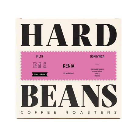 Hard Beans - kawa ziarnista Kenia Kii AA Natural Filter 250 g