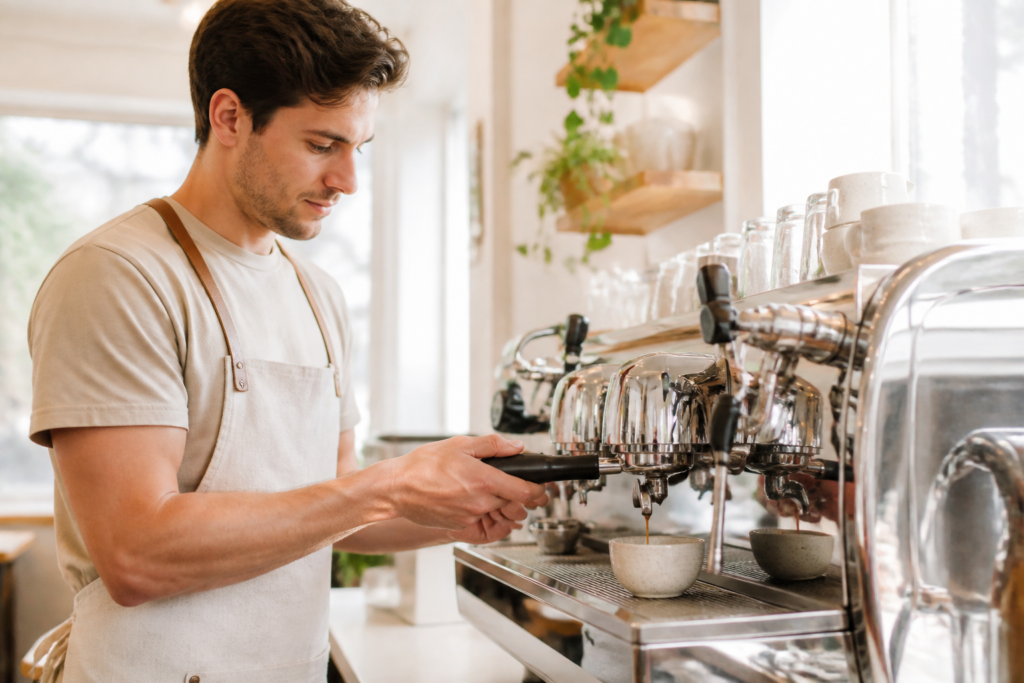 jak uzyskać cremę na espresso z ekspresu kolbowego?