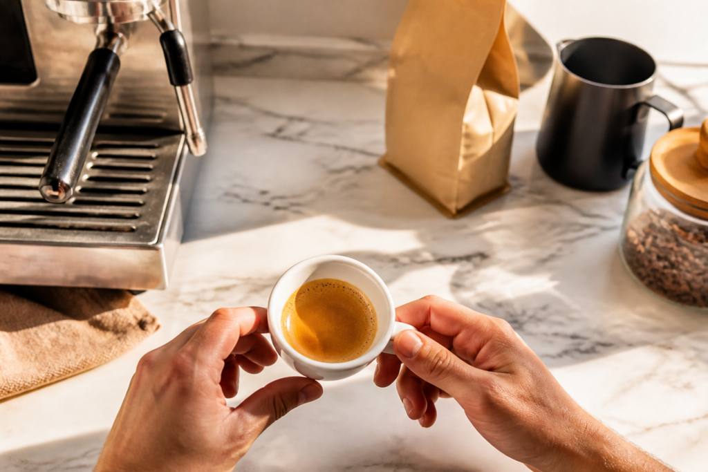 jak zaparzyć espresso w domu krok po kroku?